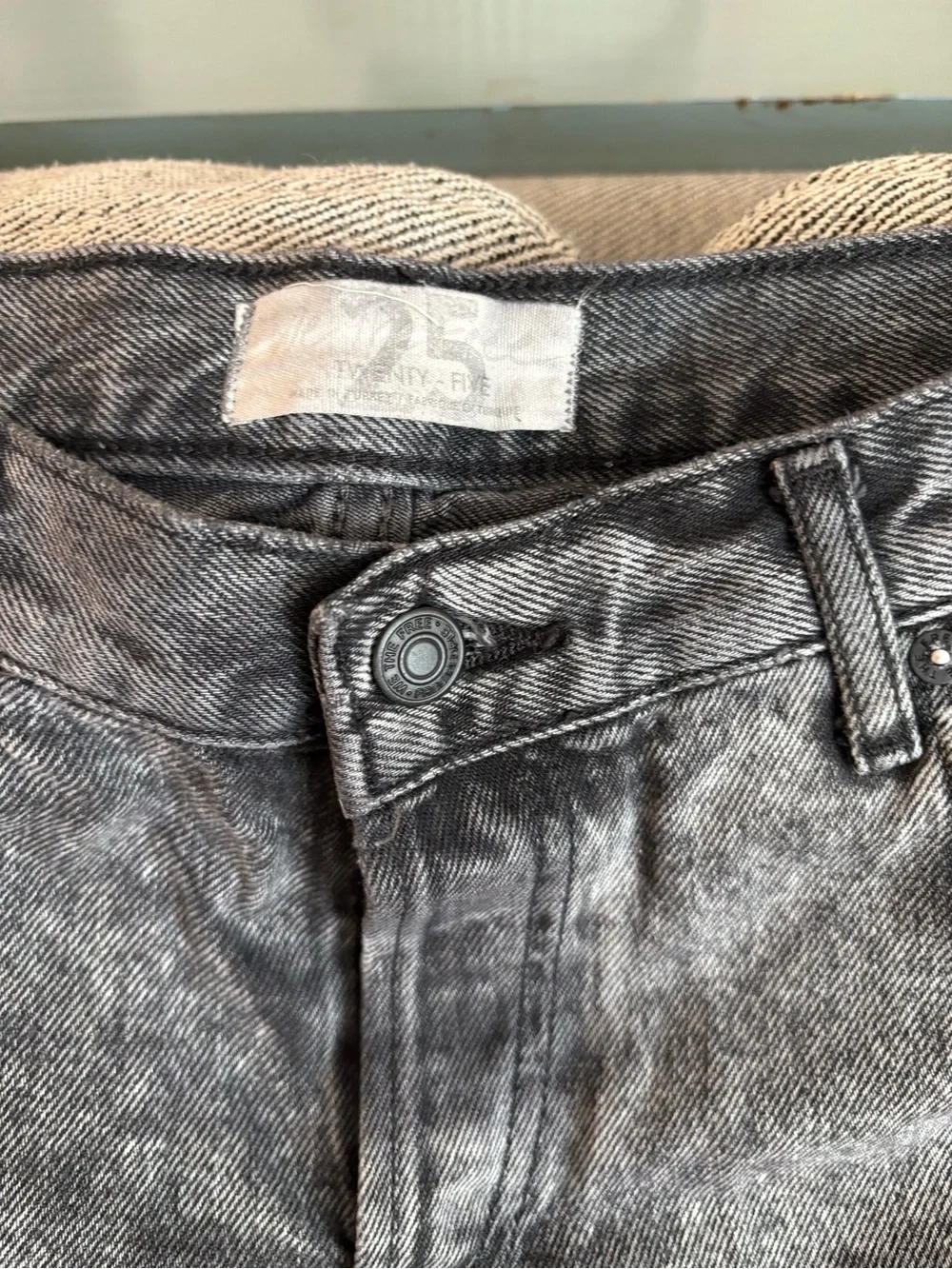 Free People Maggie Mid-rise Straight Leg Jeans distressed denim bottlerocket